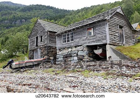 Abandoned wooden houses at the coast, Hardanger, Hardangerfjord, Hardangervidda, Hardanger, Norway View Large Photo Image Stock Image - Abandoned wooden houses at the coast, Hardanger, Hardangerfjord, Hardangervidda, Hardanger, Norway. Fotosearch