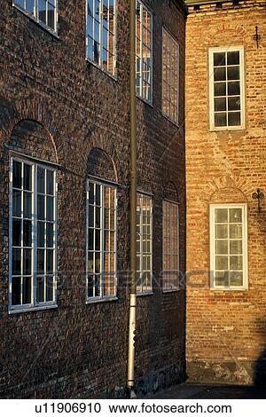 Stock Image - Buildings in a street, Oslo, Norway. Fotosearch