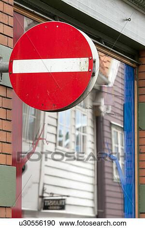 Close-up of a Do Not Enter sign, Bergen, Norway View Large Photo Image Stock Image - Close-up of a Do Not Enter sign, Bergen, Norway. Fotosearch