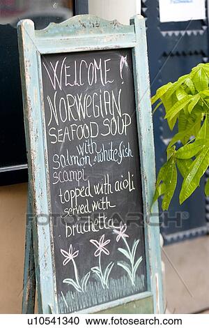 Close-up of a restaurant menu sign, Bergen, Norway View Large Photo Image Stock Image - Close-up of a restaurant menu sign, Bergen, Norway. Fotosearch