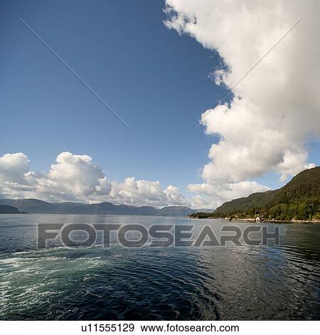 Clouds over the fjord, Sognefjord, Norway View Large Photo Image Stock Photo - Clouds over the fjord, Sognefjord, Norway. Fotosearch