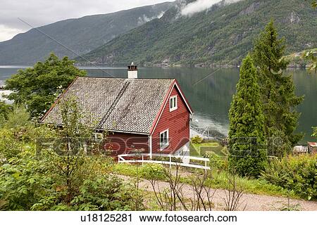 High angle view of house at waterfront, Granvin, Hardanger, Hardangerfjord, Hardangervidda, Hardanger, Norway View Large Photo Image Stock Image - High angle view of house at waterfront, Granvin, Hardanger, Hardangerfjord, Hardangervidda, Hardanger, Norway. Fotosearch