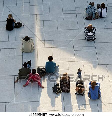 High angle view of tourists at Oslo Opera House, Oslo, Norway View Large Photo Image Stock Photo - High angle view of tourists at Oslo Opera House, Oslo, Norway. Fotosearch