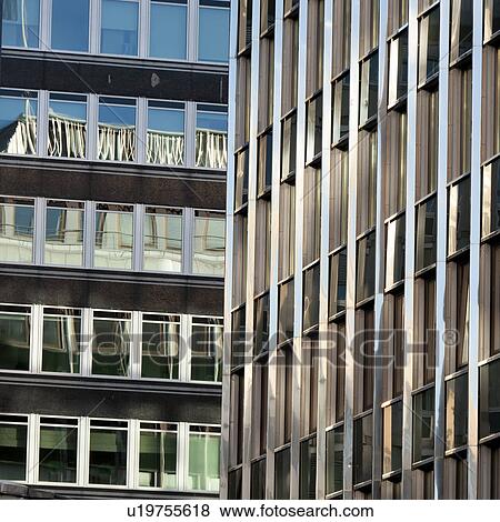 Stock Photo - Low angle view of buildings, Oslo, Norway. Fotosearch