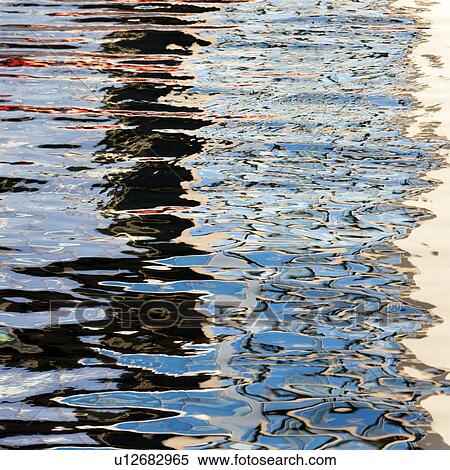 Rippled pattern on water, Stranden, Oslo, Norway View Large Photo Image Stock Photography - Rippled pattern on water, Stranden, Oslo, Norway. Fotosearch