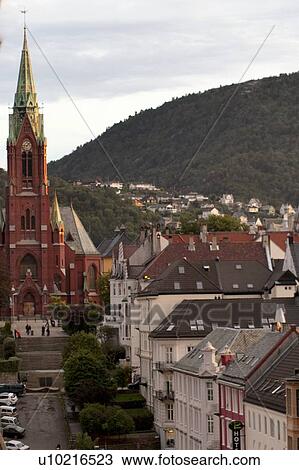 Stock Image - St John's Church, Bergen, Norway. Fotosearch