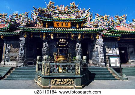 Facade of a pagoda View Large Photo Image Picture - Facade of a pagoda. Fotosearch