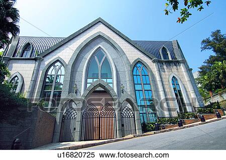 Low angle view of a church at roadside View Large Photo Image Stock Photography - Low angle view of a church at roadside. Fotosearch