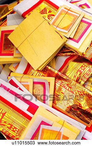 Close-up of Chinese cards and flags View Large Photo Image Stock Image - Close-up of Chinese cards and flags. Fotosearch