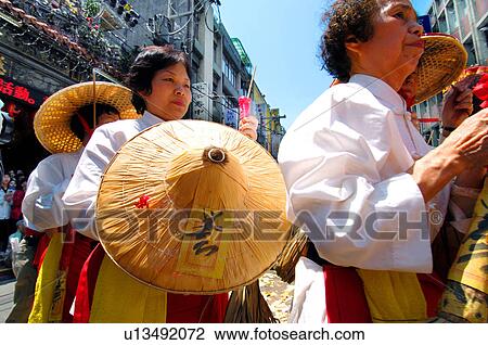 Women celebrating mazu festival, China View Large Photo Image Stock Image - Women celebrating mazu festival, China. Fotosearch
