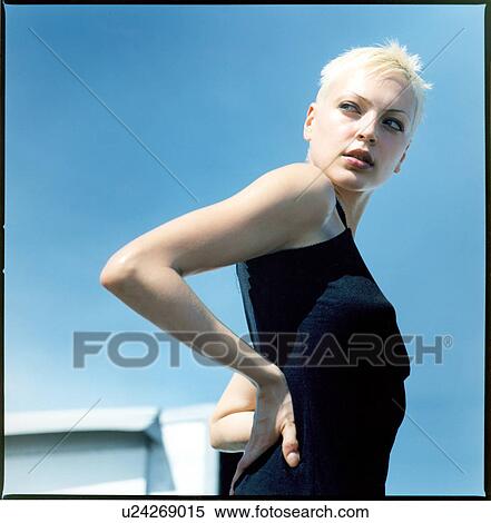 Stock Photography - Female fashion model posing. Fotosearch