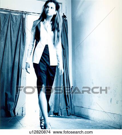 Picture - Senior female fashion model modeling. Fotosearch