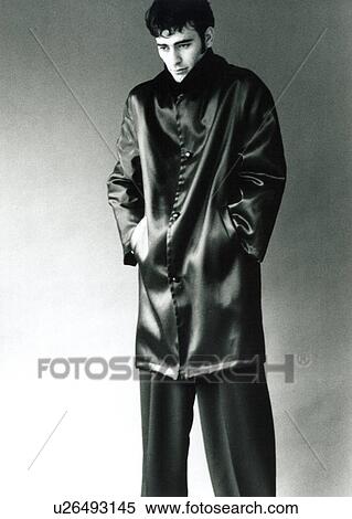 Stock Photography - Weight shoot of a male fashion model posing. Fotosearch