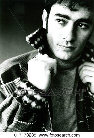 Stock Photography - Weist shoot of male fashion model posing. Fotosearch