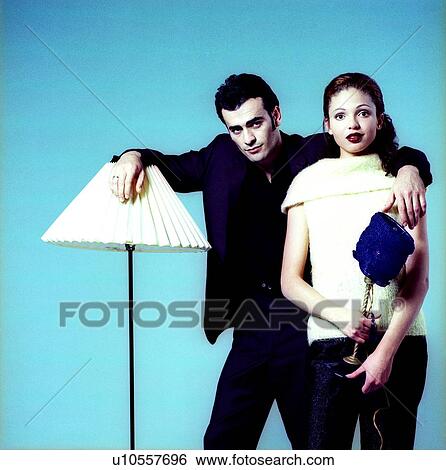 Stock Photograph - Portrait of a couple. Fotosearch