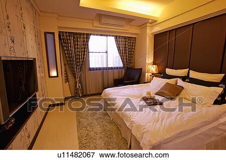 Interior Design - Bedroom View Large Photo Image Stock Photo - Interior Design - Bedroom. Fotosearch