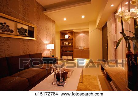 Interior Design - Living Room View Large Photo Image Picture - Interior Design - Living Room. Fotosearch