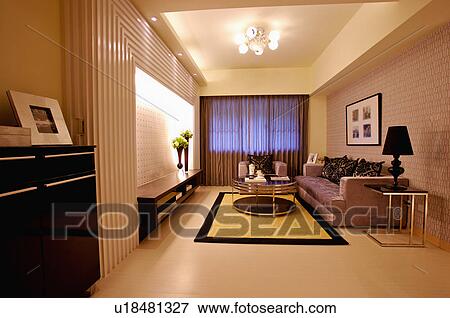 Interior Design - Living Room View Large Photo Image Stock Photo - Interior Design - Living Room. Fotosearch