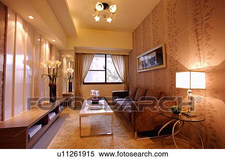 Interior Design, Living Room View Large Photo Image Stock Photography - Interior Design, Living Room. Fotosearch