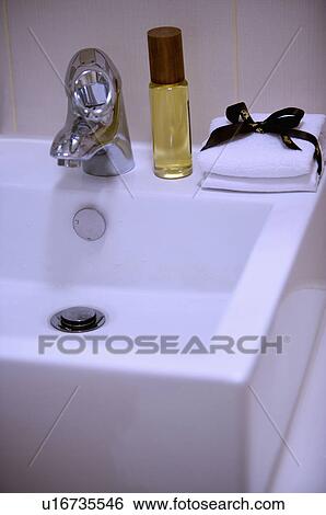Stock Photograph - Modern Interior Design - Bathroom Sink. Fotosearch