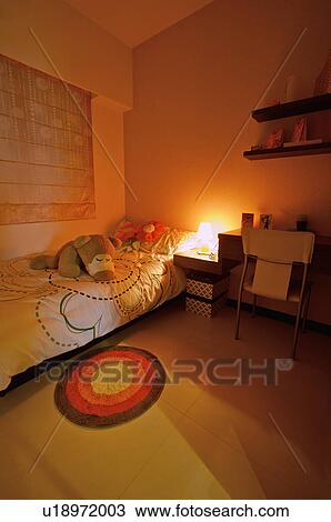 Modern Interior Design - Bedroom View Large Photo Image Stock Image - Modern Interior Design - Bedroom. Fotosearch
