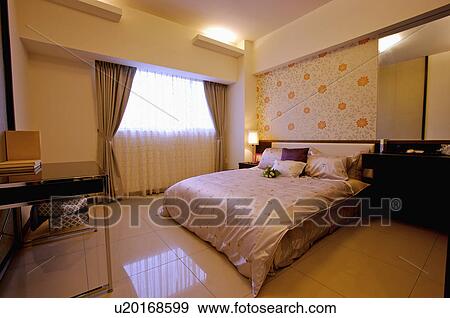 Stock Photo - Modern Interior Design - Bedroom. Fotosearch