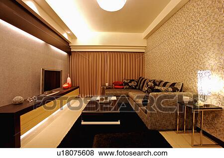Stock Photo - Modern Interior Design - Living Room. Fotosearch