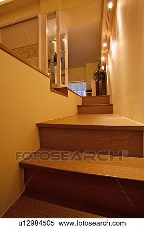 Stock Photography - Modern Interior Design - Staircase. Fotosearch