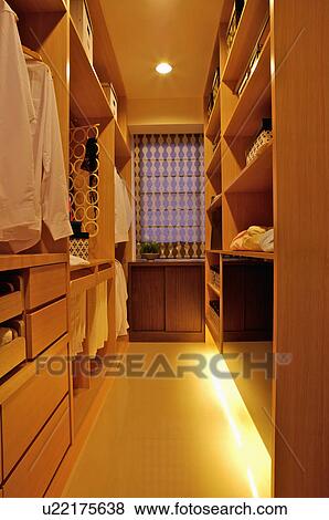 Stock Photo - Modern Interior Design - Wardrobe. Fotosearch