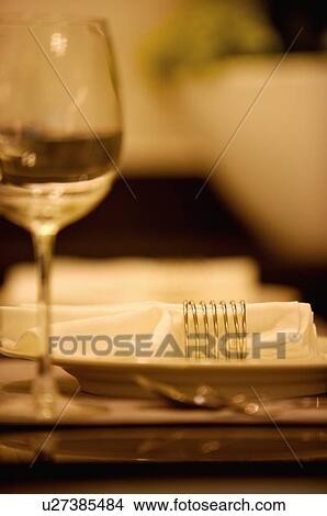 Place Setting Close-up View Large Photo Image Picture - Place Setting Close-up. Fotosearch