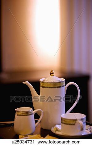 Tea Set, Close-up View Large Photo Image Stock Image - Tea Set, Close-up. Fotosearch