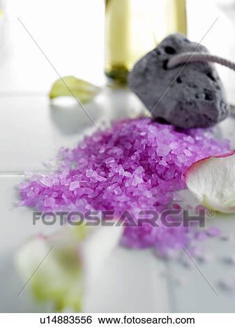 Stock Photograph - Bath salts. Fotosearch