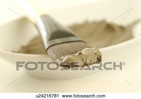 Stock Image - Dead Sea facial mask. Fotosearch