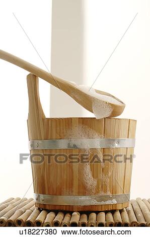 Stock Image - Sauna tub. Fotosearch