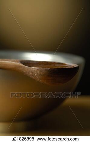 A bowl and a spoon View Large Photo Image Stock Photo - A bowl and a spoon. Fotosearch