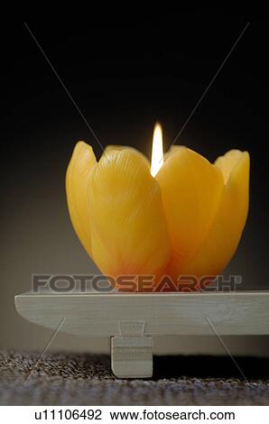 Stock Image - Candle. Fotosearch