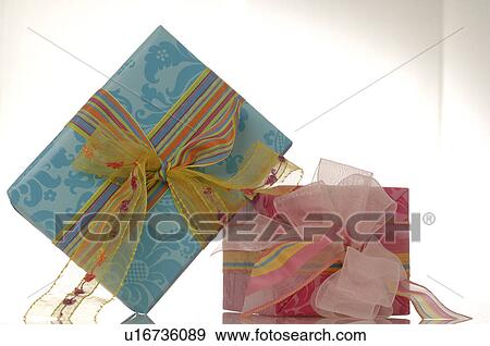 Two gifts View Large Photo Image Stock Photo - Two gifts. Fotosearch