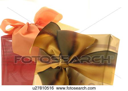 Stock Photograph - Wrapped gift. Fotosearch