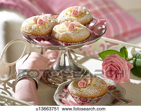 Muffins in a small silver cup View Large Photo Image Stock Image - Muffins in a small silver cup. Fotosearch