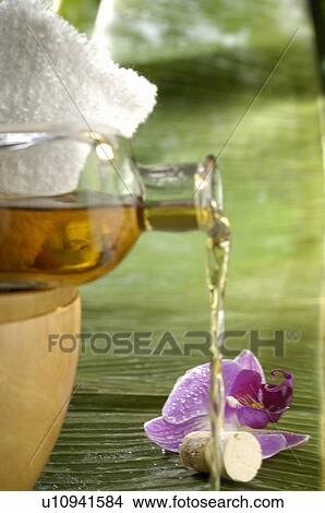 Hair tonic running out of a bottle View Large Photo Image Picture - Hair tonic running out of a bottle. Fotosearch