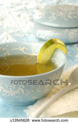 Medicinal tea with lemon View Large Photo Image Stock Photograph - Medicinal tea with lemon. Fotosearch