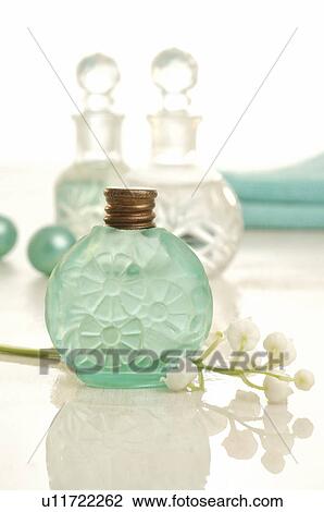 Stock Image - Small bottles. Fotosearch