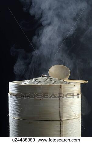Stock Photo - Bamboo Steamer. Fotosearch