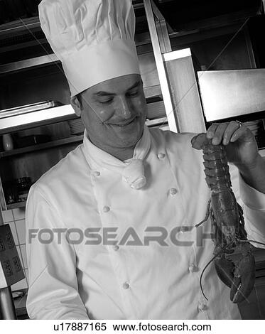 Stock Photography - Cooking lobster. Fotosearch