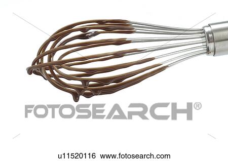 Whisk with chocolate View Large Photo Image Stock Photograph - Whisk with chocolate. Fotosearch