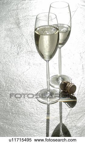 Two champagne glasses View Large Photo Image Stock Photography - Two champagne glasses. Fotosearch