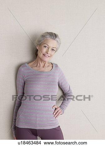 Picture - Senior adult in sports clothing. Fotosearch