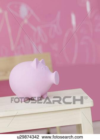 Stock Image - Piggy bank. Fotosearch
