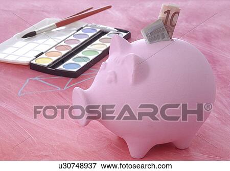 Stock Photo - Piggy bank. Fotosearch