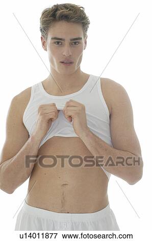 Man in underwear View Large Photo Image Stock Photo - Man in underwear. Fotosearch